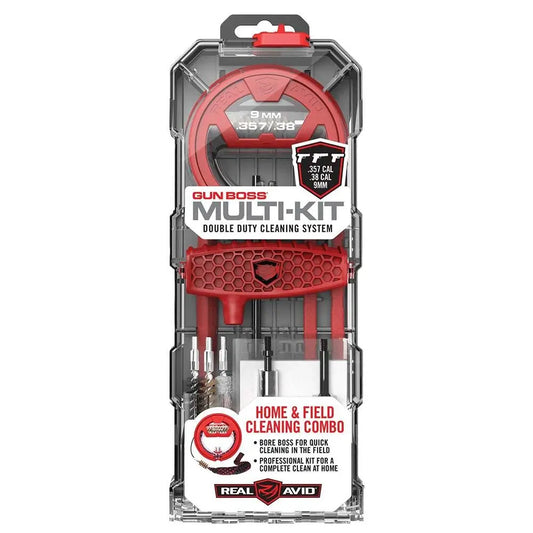 REAL AVID GUN BOSS MULTI-KIT .357 / .38 / 9MM Set