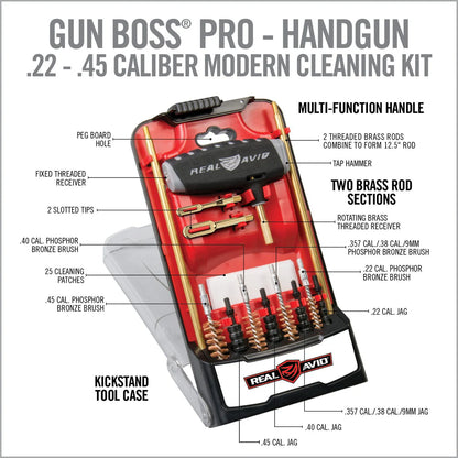 REAL AVID GUN BOSS PRO HANDGUN CLEANING KIT