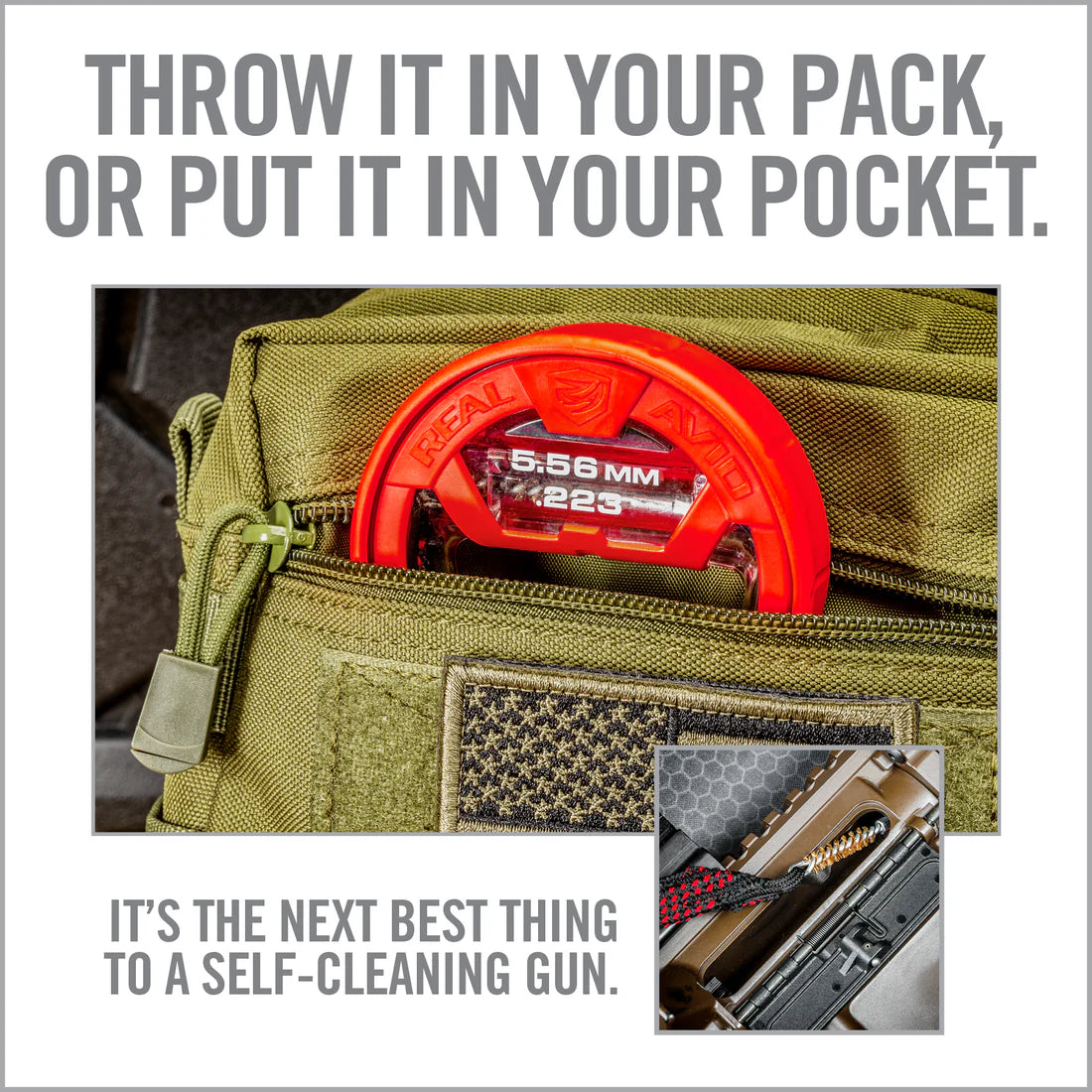 REAL AVID BORE BOSS REINIGUNGSSCHNUR IM KALIBER .223