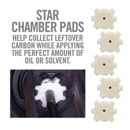 REAL AVID AR15 STAR REINIGUNGSFILZE / CHAMBER CLEANING PADS 20 Stk.